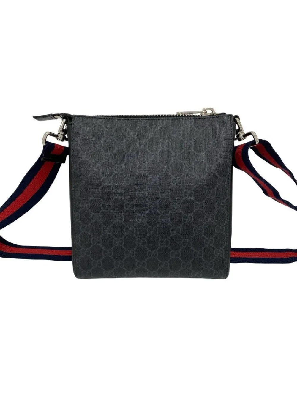 Gucci Sherry Line GG Supreme Small Messenger Leather Polyurethane Shoulder Bag